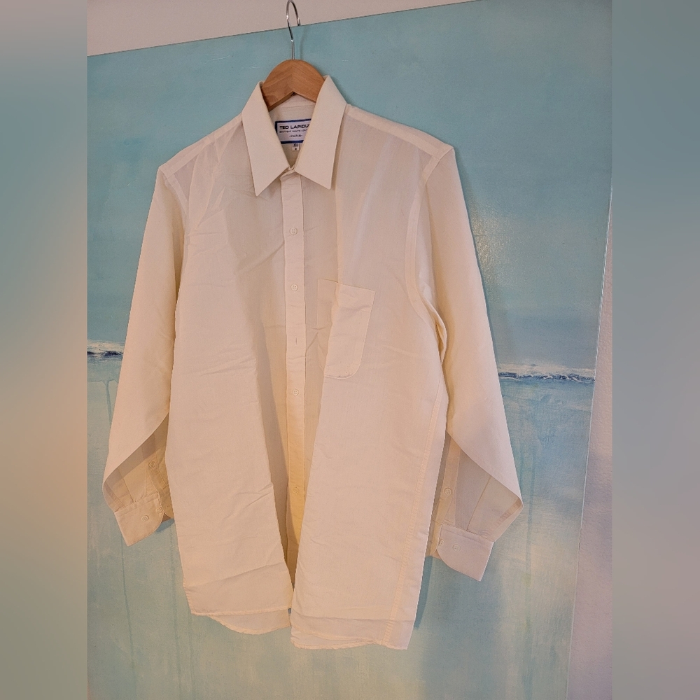 $200 TED LAPIDUS BOUTIQUE HAUTE COUTURE PARIS SHIRT US 16.5 L